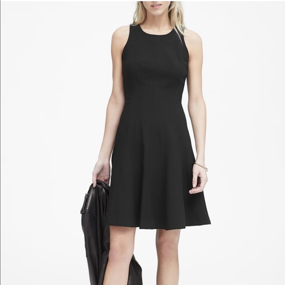 Banana republic fit and flare dress